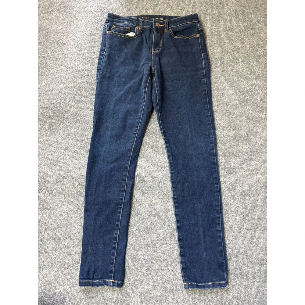 MICHAEL KORS Selma Skinny Jeans Women's Size 4 Dark Wash